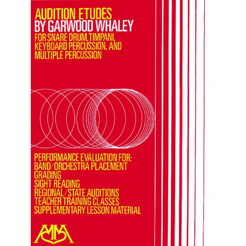 Whaley, Garwood - Audition Etudes For Snare Drum