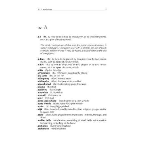 Girsberger, Russ - Practical Guide to Percussion Terminology