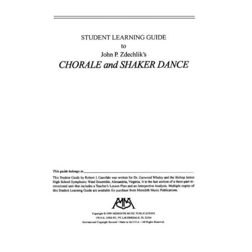 Garofalo, Robert - Chorale...