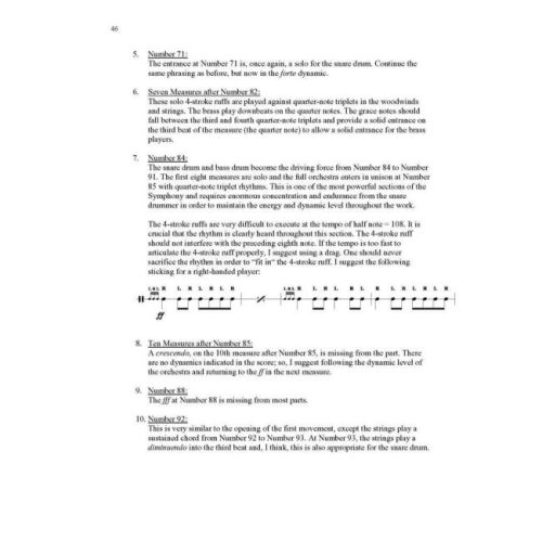 Symphonic Repertoire For Snare Drum