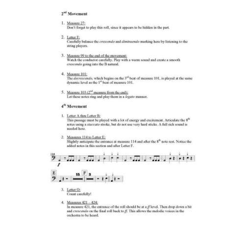 Symphonic Repertoire for Timpani