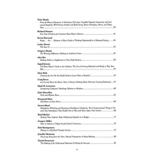 The Brass Player'S Cookbook