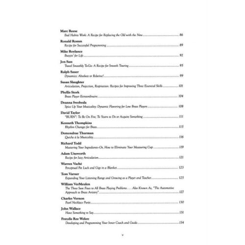 The Brass Player'S Cookbook