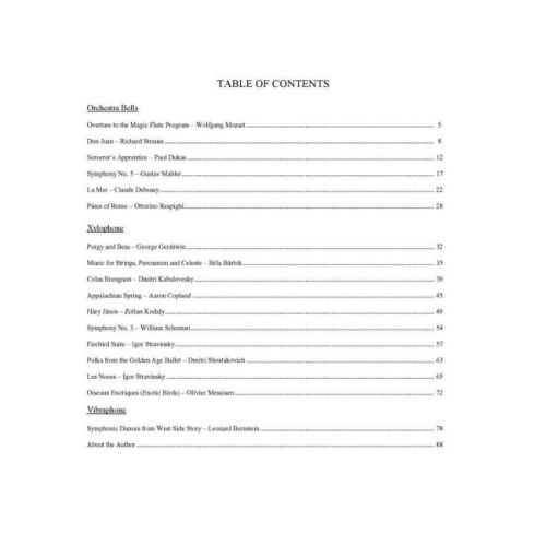 Symphonic Repertoire for Keyboard Percussion