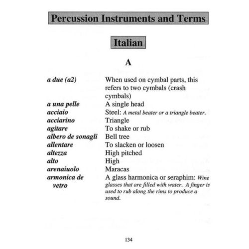 Cirone's Pocket Dictionary of Foreign Musical Term