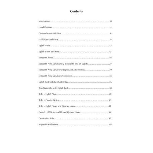 Rhythm Reading for Drums - Book 1