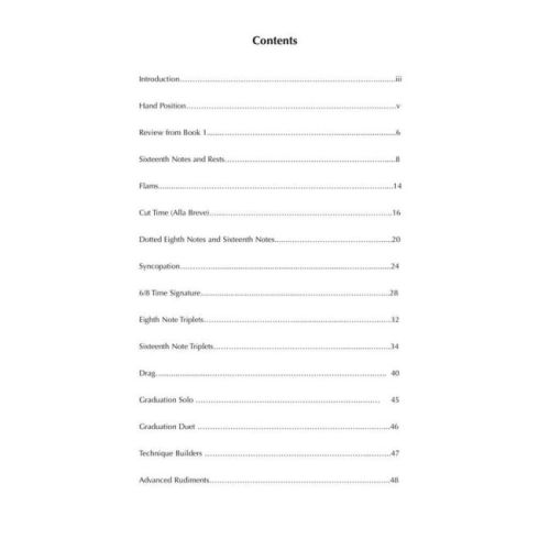 Rhythm Reading For Drums Book 2
