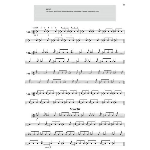 Rhythm Reading For Drums Book 2