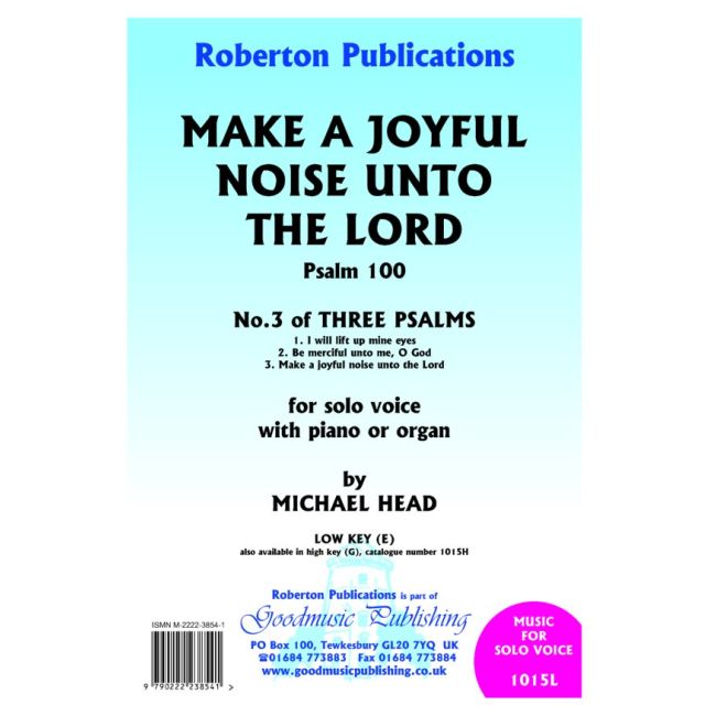 Head, Michael - Make a Joyful Noise Unto the Lord