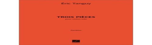 Georges Aperghis - Trois pièces