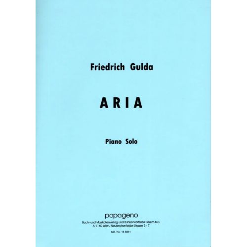 Gulda, Friedrich - Aria...
