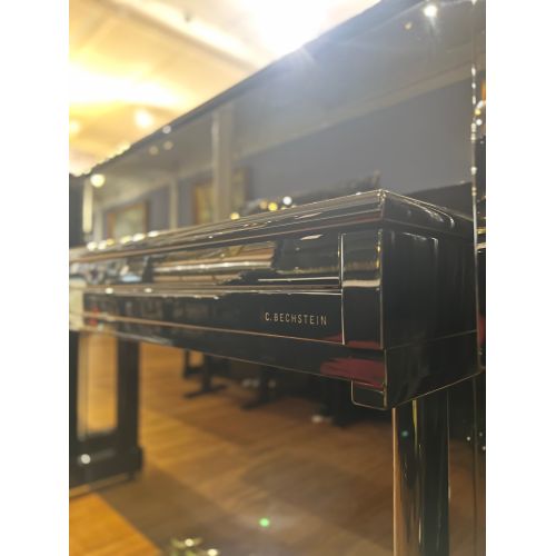 SOLD : Pre-owned C.Bechstein 118 Classic Upright Piano in Black Polyester