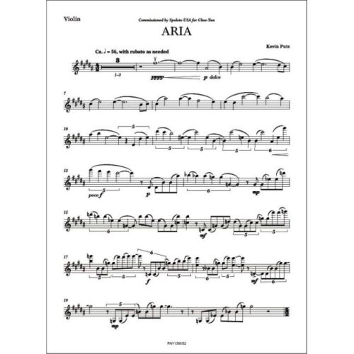 Kevin Puts - Aria