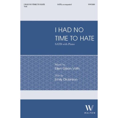 Voth, Ellen Gilson - I had...