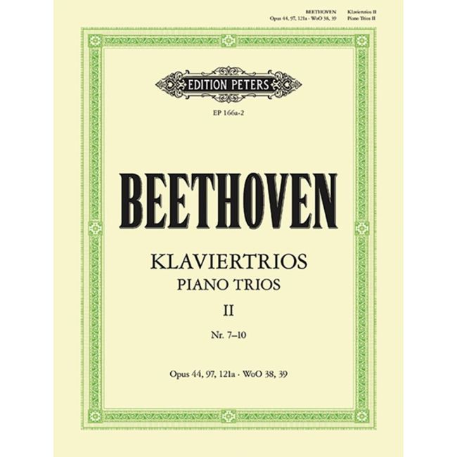 Beethoven, Ludwig van - Piano Trios Volume II Nos. 7-11