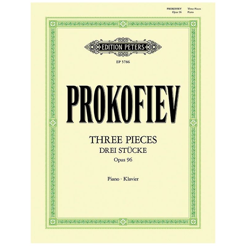 Prokofiev, Sergei - Three Pieces for Piano Op. 96 (1941/42)