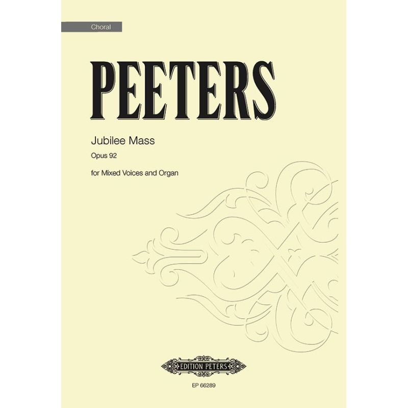 Peeters, Flor - Jubilee Mass in honour of St Nicholas O