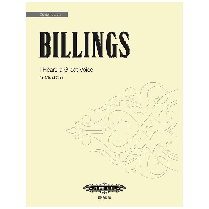 Billings, William - I Heard a Great Voice