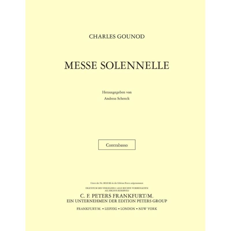 Gounod, Charles - Messe solennelle (Cacilienmesse)