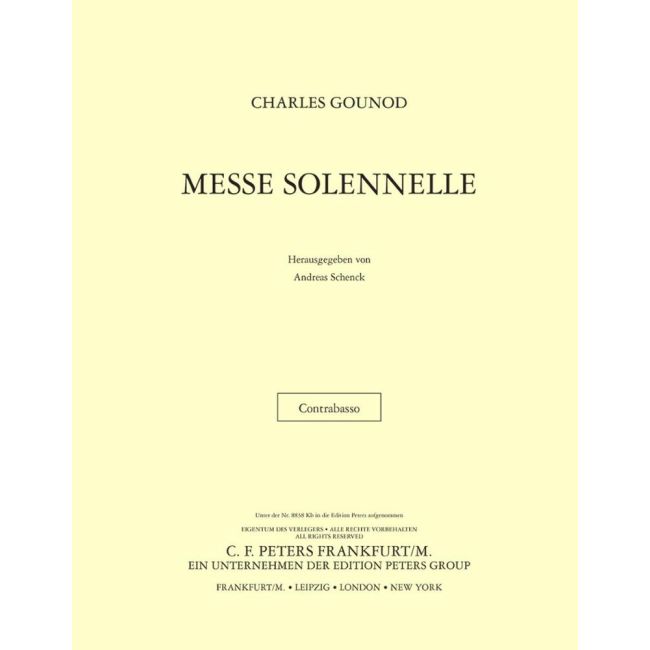 Gounod, Charles - Messe solennelle (Cacilienmesse)