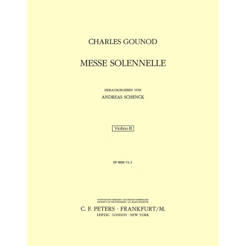 Gounod, Charles - Messe solennelle (Cacilienmesse)