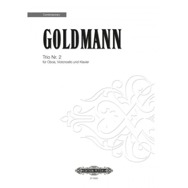 Goldmann, Friedrich - 2nd Trio for Oboe Cello & Piano