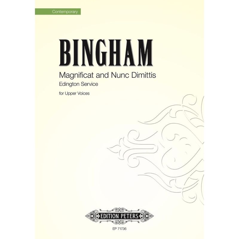 Bingham, Judith - Magnificat & Nunc Dimittis (SA)