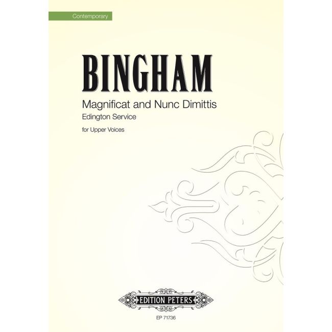 Bingham, Judith - Magnificat & Nunc Dimittis (SA)