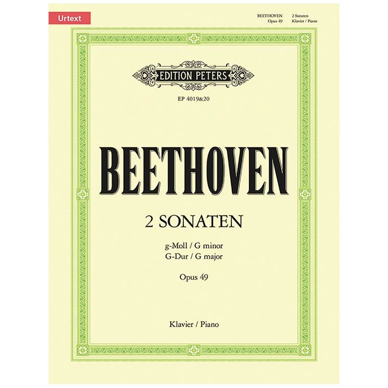 Beethoven, Ludwig van - Sonatas in G min & G maj Op.49 Nos.1 & 2