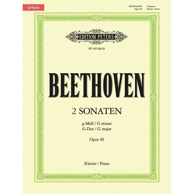 Beethoven, Ludwig van - Sonatas in G min & G maj Op.49 Nos.1 & 2