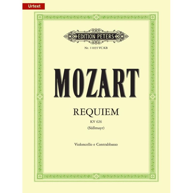 Mozart, Wolfgang Amadeus - Requiem in D Minor K626 (Cello and Double Bass Part)