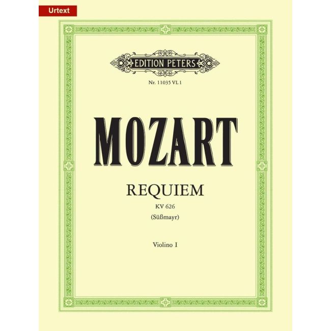 Mozart, Wolfgang Amadeus - Requiem in D minor K626 (Violin 1 Part)
