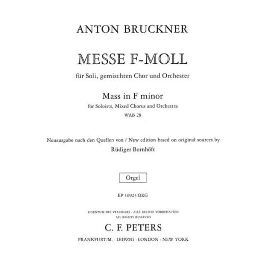 Bruckner, Anton - Mass No.3...