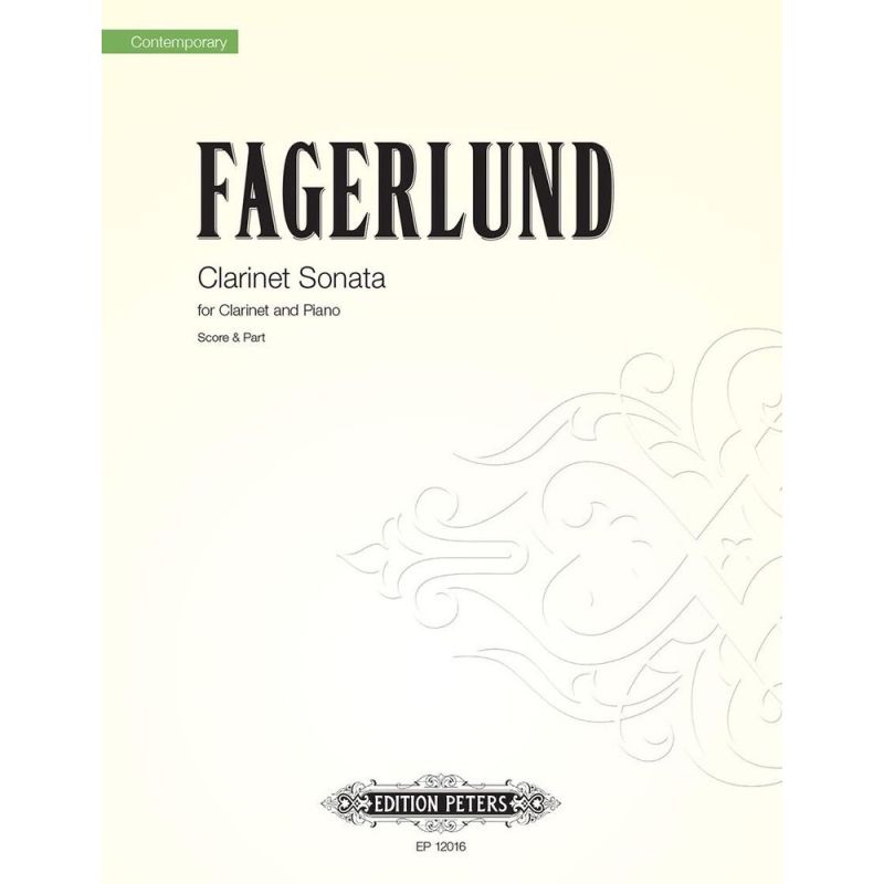 Fagerlund, Sebastian - Sonata for clarinet and piano