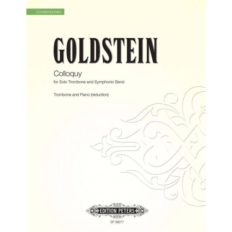 Goldstein, William - Colloquy for Solo Trombone