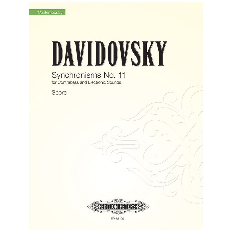 Davidovsky, Mario - Synchronisms No 11 (score)