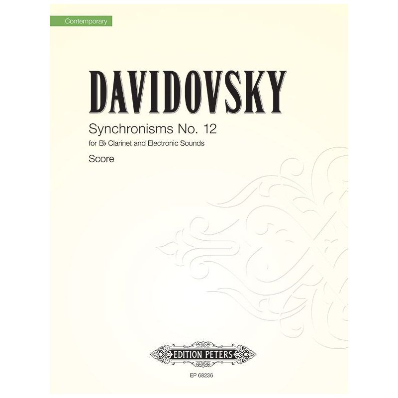 Davidovsky, Mario - Synchronisms No 12 (score)