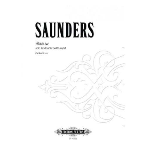 Saunders, Rebecca - Blaauw