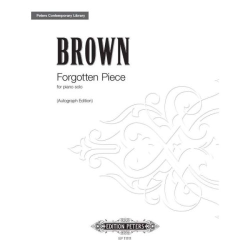 Brown, Earle - Forgotten Piece