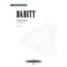 Babbitt, Milton - Paraphrases