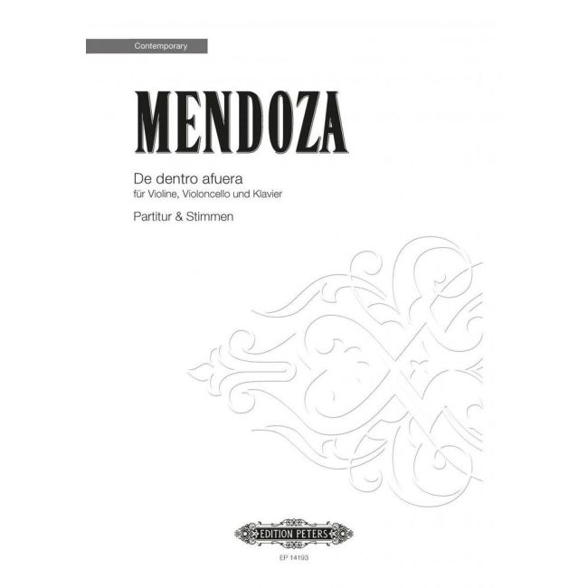 Mendoza, Elena - De dentro afuera (score and parts)