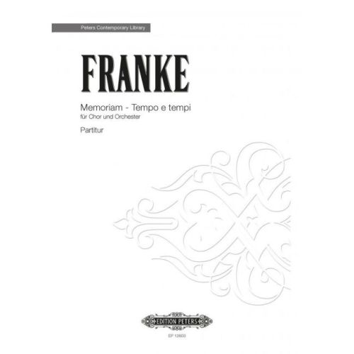Franke, Bernd - Memoriam -...