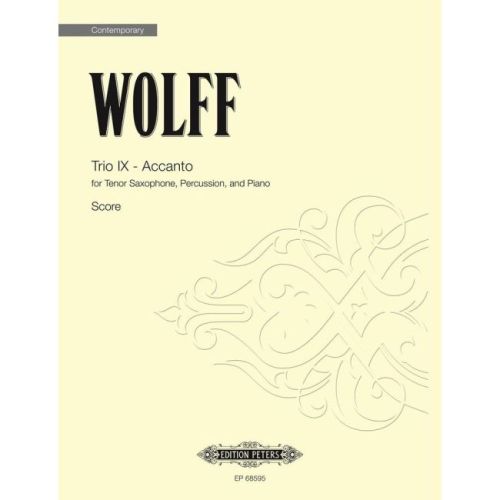 Wolff, Christian - Trio IX...