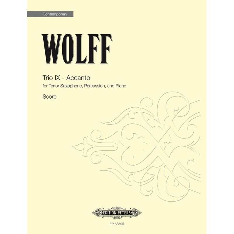 Wolff, Christian - Trio IX - Accanto (score)