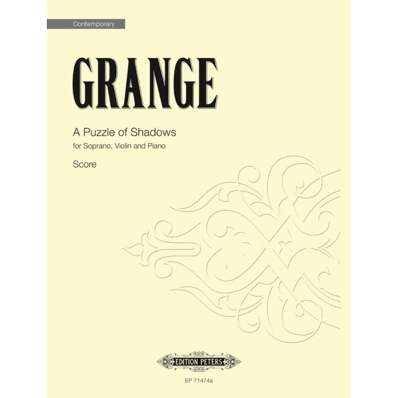 Grange, Philip - A puzzle of shadows (Score)
