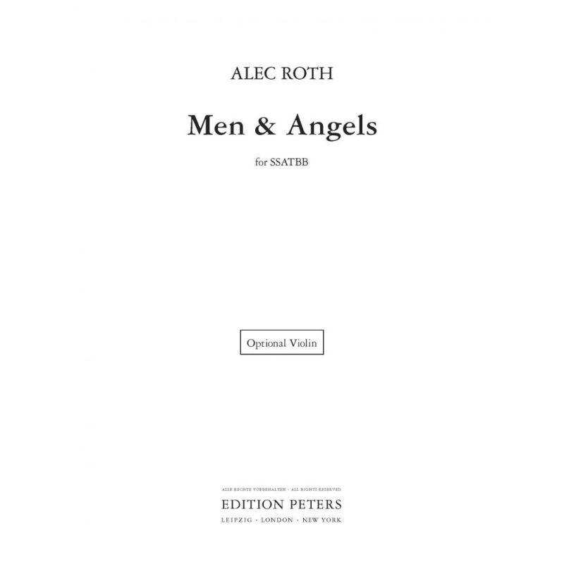 Roth, Alec - Men and Angels, optional violin part