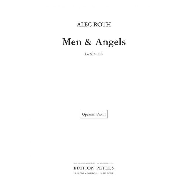 Roth, Alec - Men and Angels, optional violin part