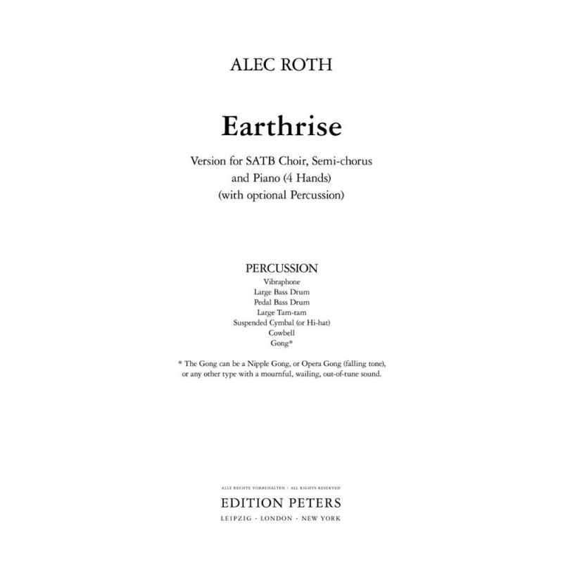 Roth, Alec - Earthrise