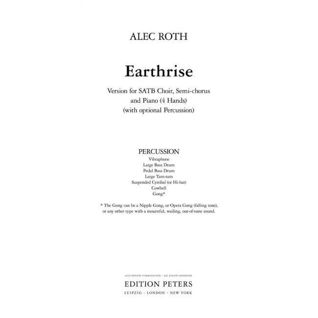 Roth, Alec - Earthrise