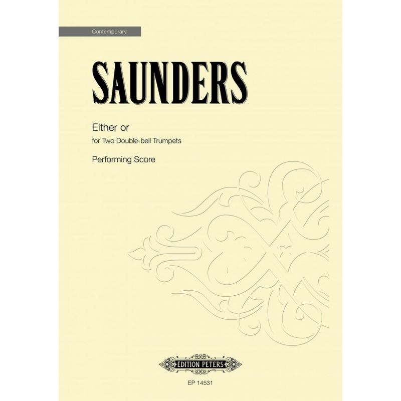 Saunders, Rebecca - Either or